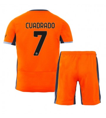 Inter Milan Juan Cuadrado #7 Alternativní dres komplet pro Děti 2023-24 Krátkým Rukávem (+ Krátké kalhoty)